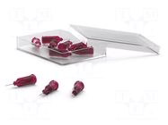 Needle: steel; 0.25"; Size: 25; straight; Mounting: Luer Lock JBC TOOLS