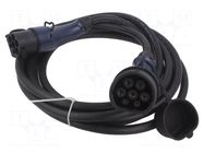 Cable: eMobility; 2x0.75mm2,3x6mm2; 110/250VAC; 7.2kW; IP54; 6m AKYGA