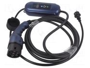 Charger: eMobility; 2x0.5mm2,3x2.5mm2; 110/250VAC; 3.8kW; IP54 AKYGA