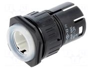 Switch: body; 22mm; Stabl.pos: 1; IP65; flat; 61; Pos: 2; Ø22.3mm EAO
