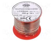 Coil wire; double coated enamelled; 2.6mm; 0.2kg; -65÷200°C INDEL