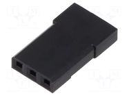 Connector: wire-wire/PCB; plug; male,female; PIN: 3; crimped; 3A HSM