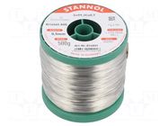 Tin; lead free; Sn99,3Cu0,7; 0.5mm; 500g; reel; 2.5%; Alloy: TC STANNOL