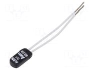 Sensor: thermostat; NC; 80°C; 2.5A; 250VAC; cables; IP00; 0.05m TOMIC