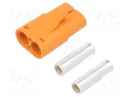 Connector: DC supply; plug; LC; female; PIN: 2; for cable; soldering AMASS