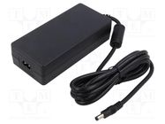 Power supply: switched-mode; 24VDC; 9.17A; Out: 5,5/2,1; 160W; 92% CINCON