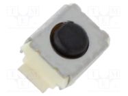 Microswitch TACT; SPST-NO; Pos: 2; 0.05A/12VDC; SMT; none; 1.5N OMRON Electronic Components