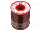 Coil wire; double coated enamelled; 0.9mm; 1kg; -65÷200°C INDEL