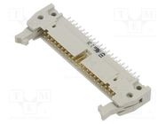 Socket; IDC; male; PIN: 40; straight; THT; 2.54mm; Layout: 2x20; SEK HARTING