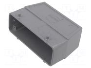 Enclosure for connectors: HDC; Type: high; Gland: M32 HARTING