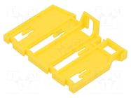 Fixing element; TS35; Body: yellow POKÓJ