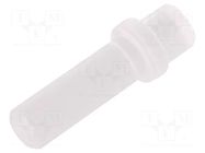 Fiber for LED; Ø3mm; L: 9.5mm; round; Front: flat; straight; PLP1 BIVAR