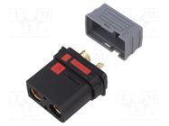 Plug; DC supply; QS; female; PIN: 2; with protection; for cable 