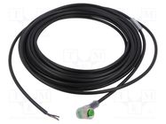 Connection lead; M12; PIN: 4; angled; 10m; plug; 4A; -30÷80°C; PVC MURR ELEKTRONIK