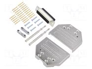 Connector: D-Sub; PIN: 25; plug; female; crimped; for cable ENCITECH