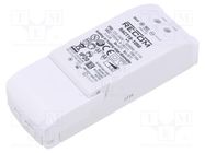 Power supply: switched-mode; LED; 18W; 9÷18VDC; 1050mA; 198÷264VAC RECOM