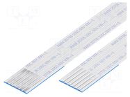 FFC tape; Cores: 6; Tape ph: 1mm; L: 101mm; 1A; 60V; FFC10-TIN GCT
