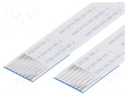 FFC tape; Cores: 8; Tape ph: 1mm; L: 101mm; 1A; 60V; FFC10-TIN GCT