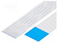 FFC tape; Cores: 14; Tape ph: 1mm; L: 76mm; 1A; 60V; FFC10-TIN GCT
