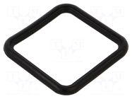 Gasket; size 3A; Han®; Application: connectors; 21x21mm HARTING