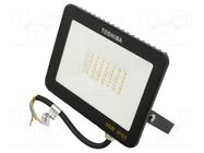 Lamp: LED flood light; 30W; 230VAC; neutral white; 120°; 4000K TOSHIBA LED LIGHTING
