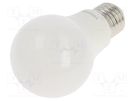 LED lamp; cool white; E27; 230VAC; 470lm; 4.7W; 180°; 6500K TOSHIBA LED LIGHTING