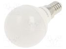LED lamp; cool white; E14; 230VAC; 470lm; 4.7W; 180°; 6500K TOSHIBA LED LIGHTING