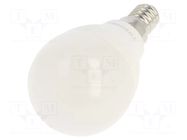 LED lamp; white warm; E14; 230VAC; 806lm; 7W; 180°; 3000K; CRImin: 80 TOSHIBA LED LIGHTING