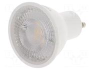 LED lamp; cool white; GU10; 230VAC; 450lm; 5.5W; 38°; 6500K TOSHIBA LED LIGHTING