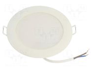 Lamp: LED downlight; 230VAC; 8W; cool white; 110°; 6500K; CRImin: 80 TOSHIBA LED LIGHTING