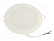 Lamp: LED downlight; 230VAC; 8W; white cold; 110°; 6500K; CRImin: 80 TOSHIBA LED LIGHTING
