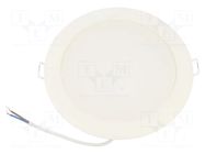 Lamp: LED downlight; 230VAC; 16W; neutral white; 110°; 4000K; IP20 TOSHIBA LED LIGHTING