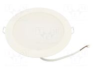 Lamp: LED downlight; 230VAC; 16W; white cold; 110°; 6500K; IP20 TOSHIBA LED LIGHTING