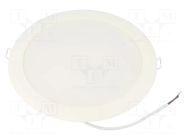 Lamp: LED downlight; 230VAC; 24W; neutral white; 110°; 4000K; IP20 TOSHIBA LED LIGHTING