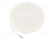 Lamp: LED downlight; 230VAC; 24W; white cold; 110°; 6500K; IP20 TOSHIBA LED LIGHTING