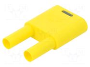 Connector: 4mm banana; banana 4mm socket x2,banana 4mm plug x2 STÄUBLI