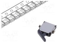 Switch: detecting; Pos: 2; SPST-NO; 0.001A/30VDC; black; SMT; 0.3N OMRON Electronic Components