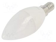LED lamp; white warm; E14; 230VAC; 470lm; 4.7W; 180°; 3000K; 3pcs. TOSHIBA LED LIGHTING