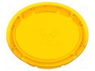 Actuator lens; RONTRON-R-JUWEL; yellow SCHLEGEL