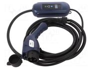 Charger: eMobility; 2x0.5mm2,3x2.5mm2; 110/250VAC; 3.8kW; IP54 AKYGA