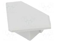 Cap for LED profiles; grey; 45-ALU KLUŚ