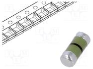 Resistor: thin film; SMD; 0204 MiniMELF; 0Ω; 250mW; Ø1.4x3.6mm VISHAY