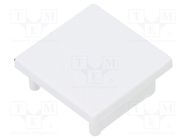 Cap for LED profiles; white; 20pcs; ABS; SMART16 TOPMET