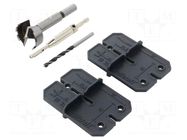 Hinge mounting kit WOLFCRAFT