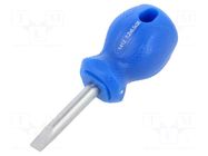 Screwdriver; slot; 6.5x1.2mm; Blade length: 38mm KING TONY
