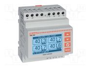 Meter: network parameters; for DIN rail mounting; LCD; 128x80 LOVATO ELECTRIC