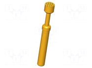 Test needle; Spring compression: 4.8mm; 6mm; 5A; steel; Ø: 4mm; 5N INGUN