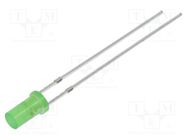 LED; 3mm; yellow green; 68÷100mcd; 140°; Front: flat; 1.8÷2.6V; 78mW OPTOSUPPLY