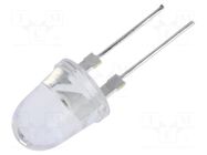 IR transmitter; 10mm; 850nm; transparent; 165÷180mW; 15°; THT OPTOSUPPLY