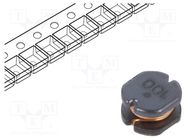 Inductor: wire; SMD; 10uH; 1.3A; ±20%; Q: 10; Ø: 5mm; H: 3mm; 130mΩ BOURNS